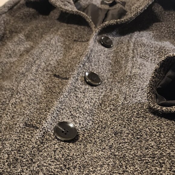 LONDON FOG Women's Wool Blend Gray Coat - Size 3X - Picture 5 of 7